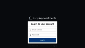 What App.snapappointments.com website looked like in 2018 (5 years ago)