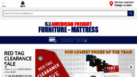What Americanfreight.us website looked like in 2018 (5 years ago)