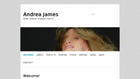 What Andreajames.com website looked like in 2018 (5 years ago)
