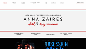 What Annazaires.com website looked like in 2018 (5 years ago)