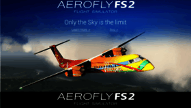 What Aerofly.com website looked like in 2018 (5 years ago)