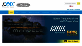 What Avxcorp.com website looked like in 2018 (7 years ago)