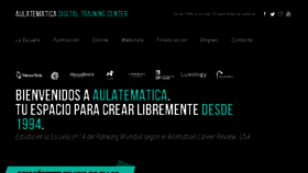 What Aulatematica.com website looked like in 2018 (5 years ago)
