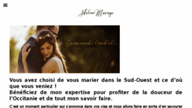 What Adeline-mariage.com website looked like in 2018 (5 years ago)