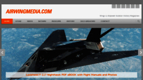 What Airwingmedia.com website looked like in 2018 (5 years ago)