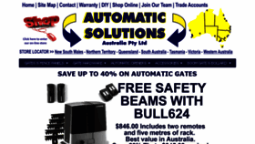 What Automaticsolutions.com.au website looked like in 2018 (5 years ago)