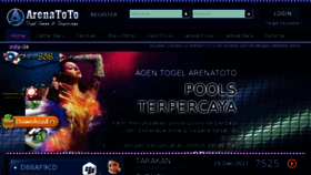 What Arenatoto.com website looked like in 2018 (5 years ago)
