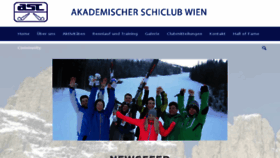 What Ascwien.at website looked like in 2018 (5 years ago)