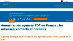 What Agence-energie.com website looked like in 2018 (5 years ago)