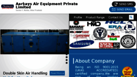 What Airwashermanufacturer.com website looked like in 2018 (5 years ago)