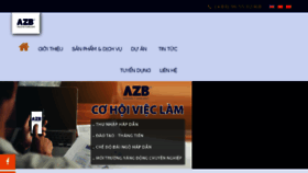 What Azb.vn website looked like in 2018 (5 years ago)