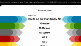 What Adverex.com website looked like in 2018 (5 years ago)