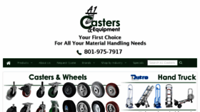What A1casters.com website looked like in 2018 (5 years ago)