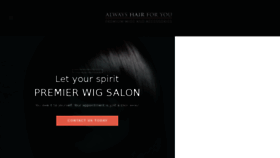 What Alwayshairforyou.com website looked like in 2018 (5 years ago)