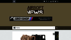 What Airsoftnews.eu website looked like in 2018 (5 years ago)