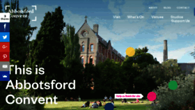 What Abbotsfordconvent.com.au website looked like in 2018 (5 years ago)