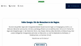 What Avacon.de website looked like in 2018 (5 years ago)