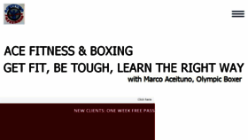 What Acefitnessboxing.com website looked like in 2018 (5 years ago)