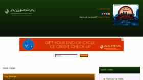 What Asppa-net.org website looked like in 2018 (5 years ago)