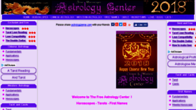 What Astrologizeme.com website looked like in 2018 (5 years ago)
