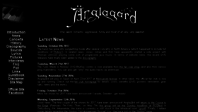 What Anglagard.net website looked like in 2018 (5 years ago)