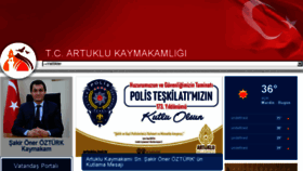 What Artuklu.gov.tr website looked like in 2018 (5 years ago)