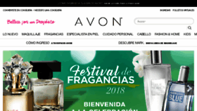 What Avon.com.ni website looked like in 2018 (5 years ago)