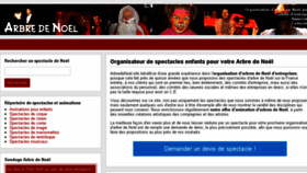 What Arbredenoel.fr website looked like in 2018 (5 years ago)