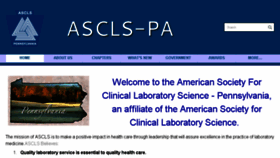 What Ascls-pa.org website looked like in 2018 (5 years ago)