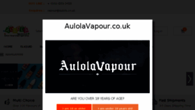 What Aulolavapour.co.uk website looked like in 2018 (5 years ago)