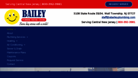 What Abaileyplumbing.com website looked like in 2018 (5 years ago)
