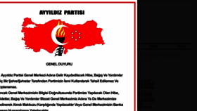 What Ayyildizpartisi.org.tr website looked like in 2018 (5 years ago)