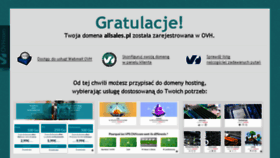 What Allsales.pl website looked like in 2018 (7 years ago)