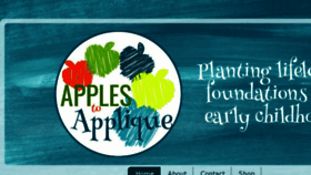 What Applestoapplique.com website looked like in 2018 (5 years ago)