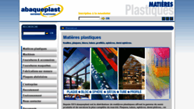 What Abaqueplast.fr website looked like in 2018 (7 years ago)