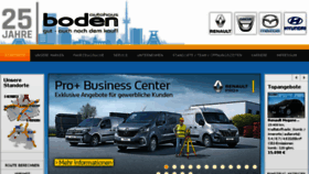 What Auto-boden.com website looked like in 2018 (5 years ago)