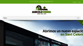 What Agricolatordera.com website looked like in 2018 (5 years ago)