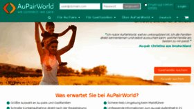 What Aupair-world.at website looked like in 2018 (5 years ago)