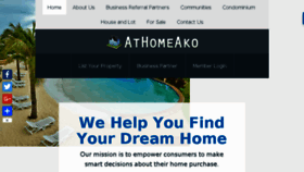 What Athomeako.com website looked like in 2018 (5 years ago)