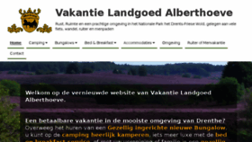 What Alberthoeve.nl website looked like in 2018 (5 years ago)