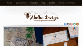 What Abelhadesign.com website looked like in 2018 (5 years ago)