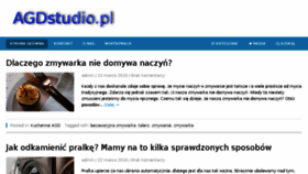 What Agdstudio.pl website looked like in 2018 (5 years ago)