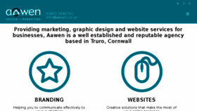 What Aawen.com website looked like in 2018 (5 years ago)