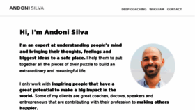What Andonisilva.com website looked like in 2018 (5 years ago)