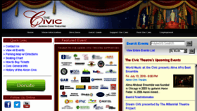 What Akroncivic.com website looked like in 2018 (5 years ago)