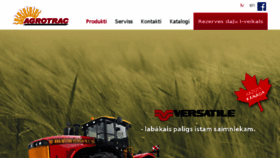 What Agrotrac.lv website looked like in 2018 (5 years ago)