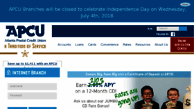 What Apcu.com website looked like in 2018 (5 years ago)