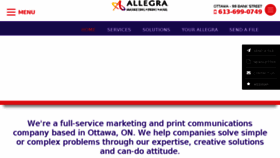 What Allegraottawadowntown.com website looked like in 2018 (5 years ago)