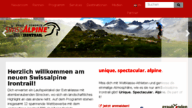 What Alpinathlon.ch website looked like in 2018 (5 years ago)