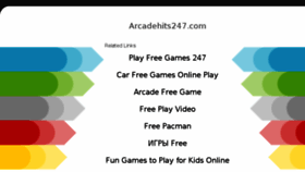 What Arcadehits247.com website looked like in 2018 (5 years ago)